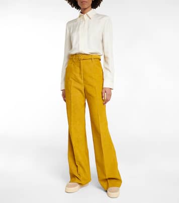 Weite High-Rise-Hose Norman | Gabriela Hearst