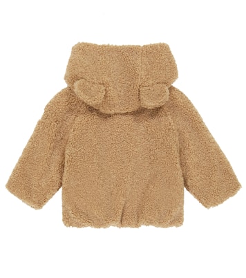 Baby Kapuzenjacke aus Teddyfleece | Il Gufo