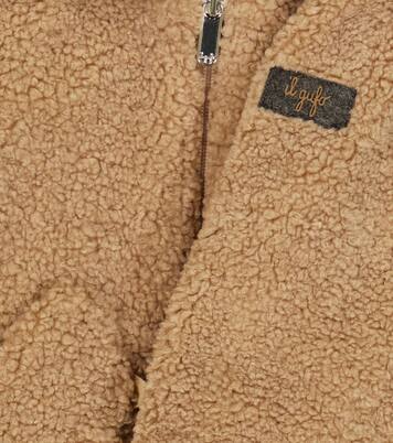 Baby Kapuzenjacke aus Teddyfleece | Il Gufo