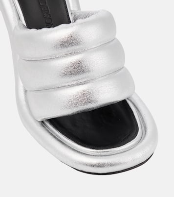 Pantoletten Bumper-Tube aus Leder | JW Anderson