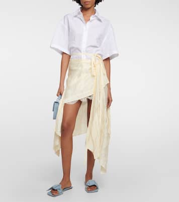 Pantoletten Musubi aus Denim | Acne Studios