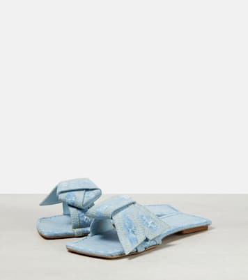Pantoletten Musubi aus Denim | Acne Studios