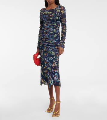 Robe midi Corinne imprimée | Diane von Furstenberg