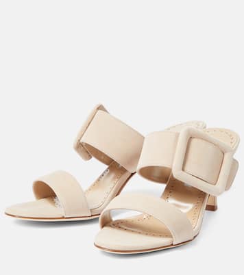 Gable suede sandals | Manolo Blahnik