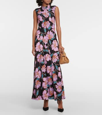 Robe longue Edie à fleurs | Diane von Furstenberg
