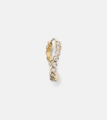 Boucle d'oreille unique Courant en or 18 ct et diamants | Sophie Bille Brahe