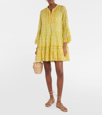 Robe en coton à broderies anglaises | Juliet Dunn