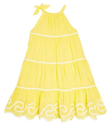 Alight tiered cotton dress | Zimmermann Kids