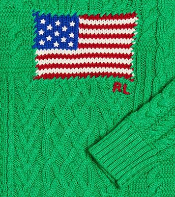 Cable-knit cotton sweater | Polo Ralph Lauren Kids