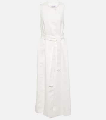 Robe portefeuille midi Aureo en lin | Max Mara