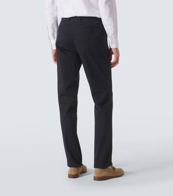 Floral cotton jacquard chinos | Etro
