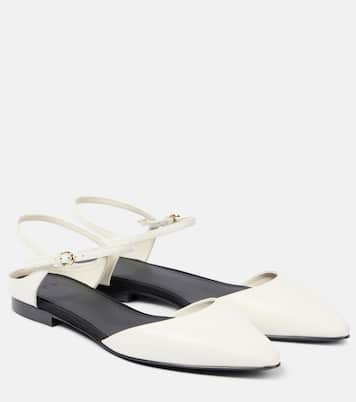 Leather slingback flats | CO