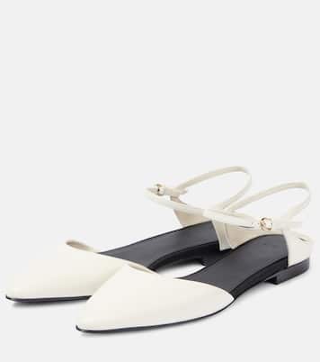 Leather slingback flats | CO