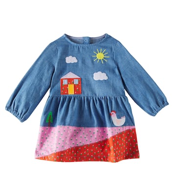 Baby - Abito in cotone con stampa | Stella McCartney Kids