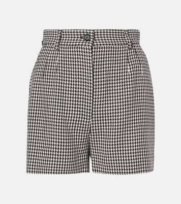 High-Rise Shorts aus einem Wollgemisch | Dolce&Gabbana