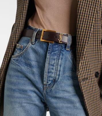 Ceinture Cassandre 30mm en cuir | Saint Laurent