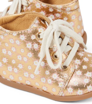 Baby Stand-up Bottine leather booties | Pom d'Api