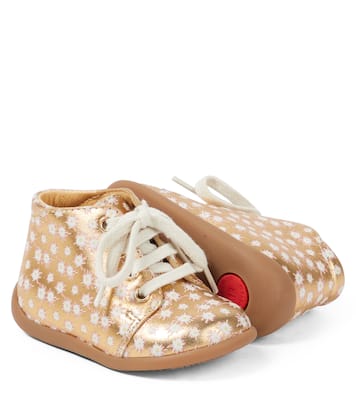 Baby Stand-up Bottine leather booties | Pom d'Api