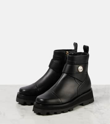 Bottines Meena en cuir | Jimmy Choo