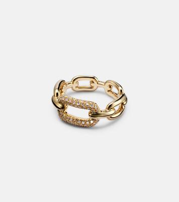 Bague Cable Link en or 18 ct et diamants | Shay Jewelry