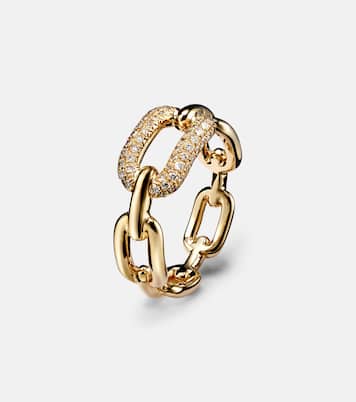 Bague Cable Link en or 18 ct et diamants | Shay Jewelry