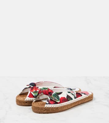 Floral espadrille slides | Dolce&Gabbana