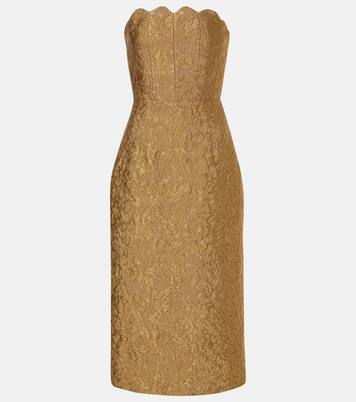 Robe midi Marcella à fleurs | Markarian