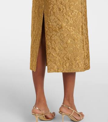 Robe midi Marcella à fleurs | Markarian