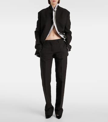 Pantalon droit Selvie en coton mélangé | The Row