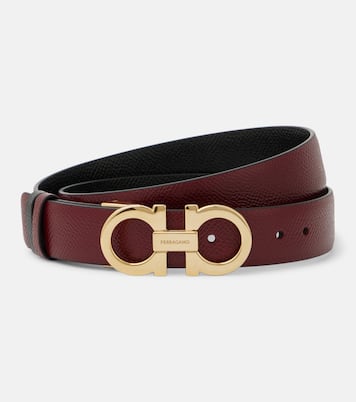 Gancio Mediterraneo leather belt | Ferragamo