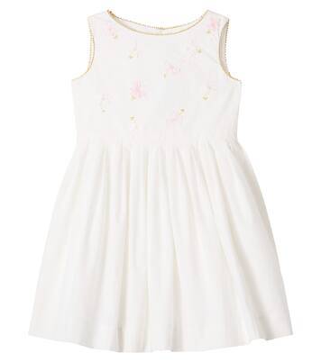 Robe Alina en coton à fleurs | Bonpoint