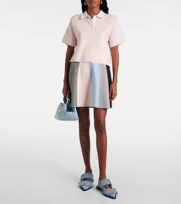 Ballerinas Feminine Buckle aus Denim | Ganni