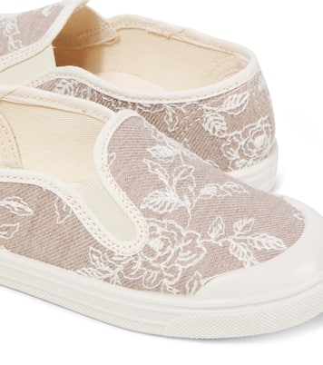 Zapatillas slip-on de denim bordado | PèPè