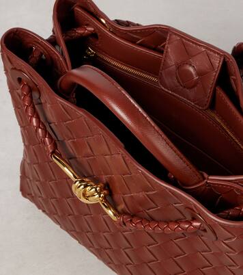 Andiamo Intrecciato Small leather tote bag | Bottega Veneta