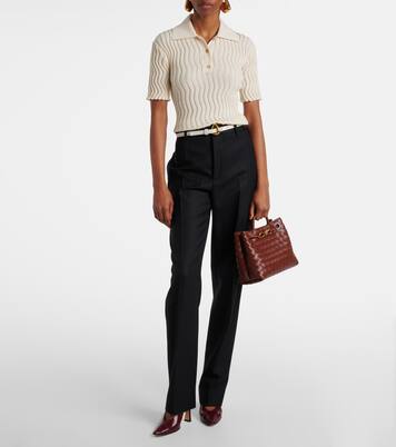 Andiamo Intrecciato Small leather tote bag | Bottega Veneta