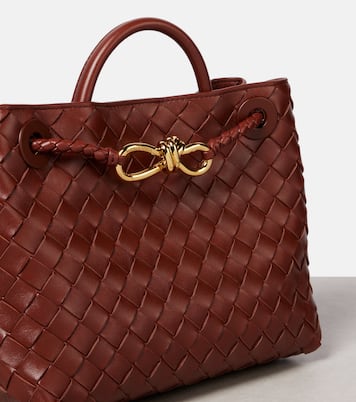 Andiamo Intrecciato Small leather tote bag | Bottega Veneta