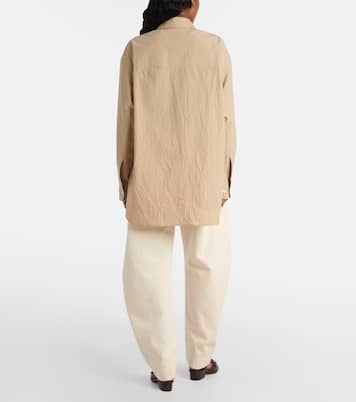 Camisa de algodón con lazada | Lemaire