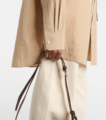 Camisa de algodón con lazada | Lemaire