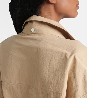 Camisa de algodón con lazada | Lemaire