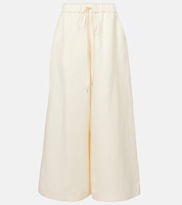 Gelos linen and silk wide-leg pants | Gabriela Hearst