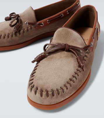 Segelschuhe Palm Avenue aus Veloursleder | Valentino Garavani