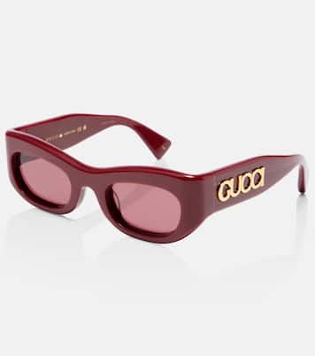 Logo rectangular sunglasses | Gucci