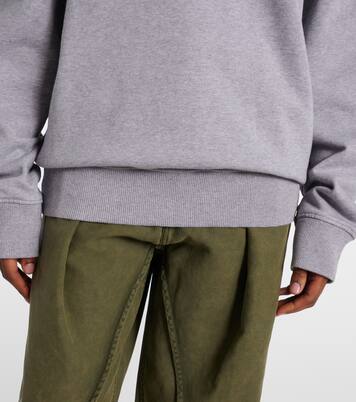 Besticktes Sweatshirt aus Baumwoll-Jersey | JW Anderson