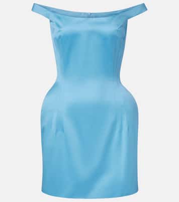 Robe en coton à encolure bardot | Magda Butrym