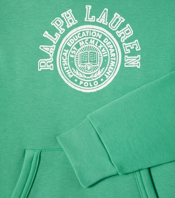 Logo cotton-blend jersey hoodie | Polo Ralph Lauren Kids