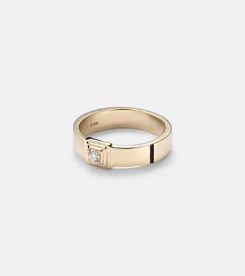 Ring aus 10kt Gelbgold (417/1000) mit Diamant | Stone and Strand