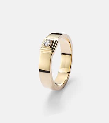 Ring aus 10kt Gelbgold (417/1000) mit Diamant | Stone and Strand