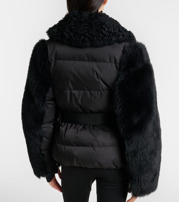 Valdivian shearling down jacket | Moncler Grenoble