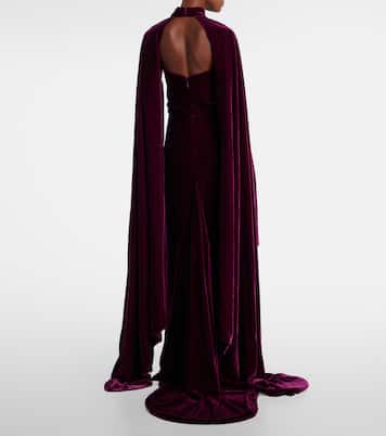 Embellished strapless gown  | Costarellos