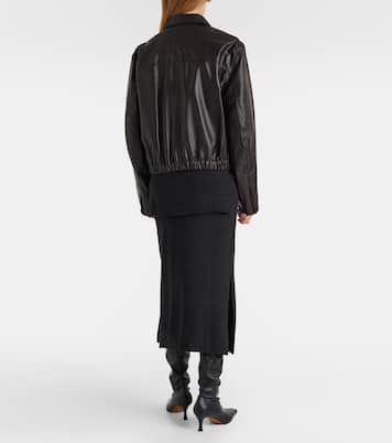 Gonna midi in misto lana | Lemaire